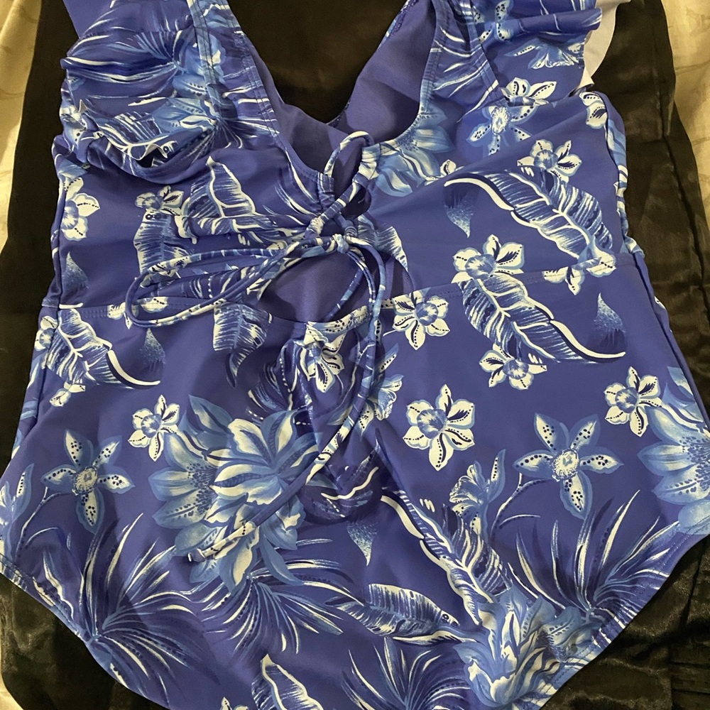 Vibrant Blue One-Piece Swimsuit